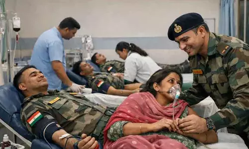 भारतीय सेना के जवानों ने रक्तदान कर Rajouri में महिला की जान बचाई