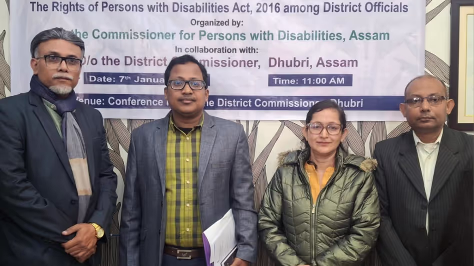 Assam : धुबरी में दिव्यांगों के अधिकारों को लागू करने को मज़बूत करने के लिए