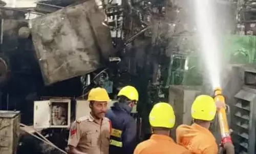 Dhenkanal रिमझिम इस्पात प्लांट में आग लग गई