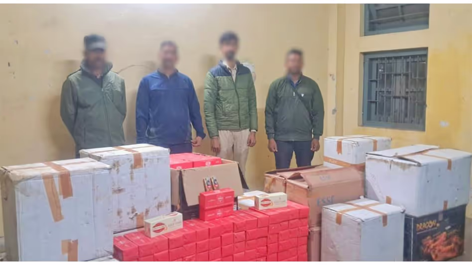 Assam राइफल्स ने सिलचर में छापेमारी कर 34 लाख रुपये की नकली सिगरेट जब्त की