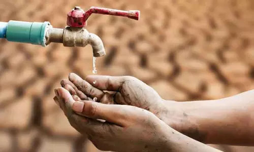 गर्मियों से पहले पीने के पानी की कमी; Anangpara पॉलिसी के साथ वॉटर अथॉरिटी
