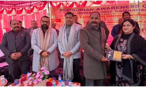 J&K डेयरी फार्मर्स एसोसिएशन ने पशुधन जागरूकता कैंप लगाया