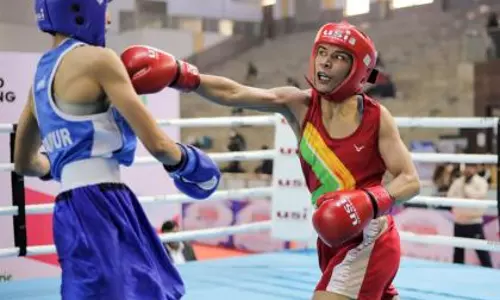 National Boxing: मिनाक्षी, निकहत, हितेश ने सेमीफाइनल में जगह बनाई
