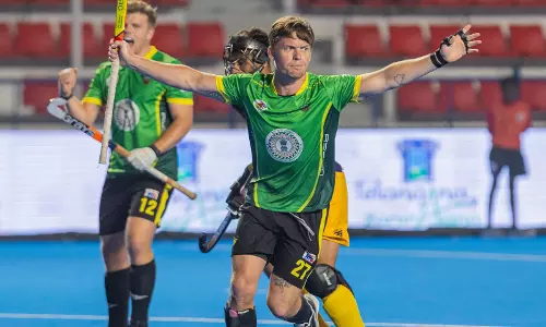 Hockey India League: हैदराबाद तूफान्स ने रांची रॉयल्स पर 3-2 से जीत हासिल की Hockey India League: हैदराबाद तूफान्स ने रांची रॉयल्स पर 3-2 से जीत हासिल की