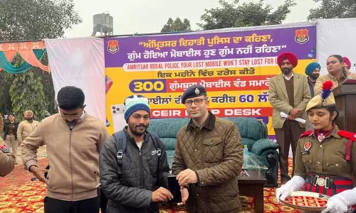 Amritsar ग्रामीण पुलिस ने 300 खोए हुए फोन मालिकों को लौटाए