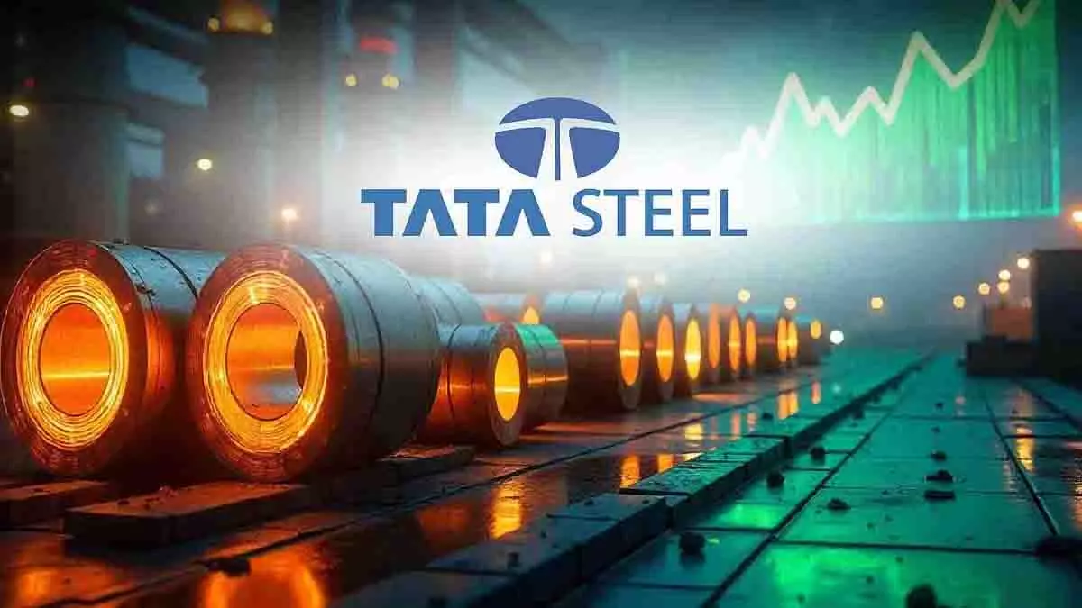 टाटा स्टील ने Q3 FY26 में स्टील उत्पादन में 8% की बढ़ोतरी दर्ज की टाटा स्टील ने Q3 FY26 में स्टील उत्पादन में 8% की बढ़ोतरी दर्ज की