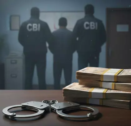 CBI ने राजस्व विभाग के दो कर्मचारियों समेत 4 को रिश्वत लेते रंगे हाथों पकड़ा CBI ने राजस्व विभाग के दो कर्मचारियों समेत 4 को रिश्वत लेते रंगे हाथों पकड़ा