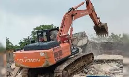 Rajasthan: बुलडोजर कार्रवाई कर 100 से अधिक अवैध निर्माण ध्वस्त Rajasthan: बुलडोजर कार्रवाई कर 100 से अधिक अवैध निर्माण ध्वस्त