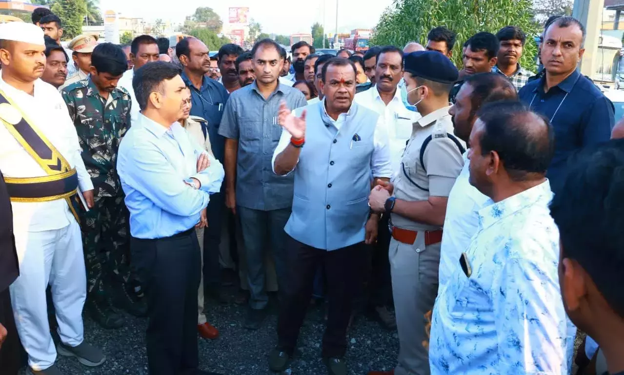Telangana: NH-65 पर संक्रांति के दौरान ट्रैफिक जाम को रोकने के लिए उठाए गए कदम