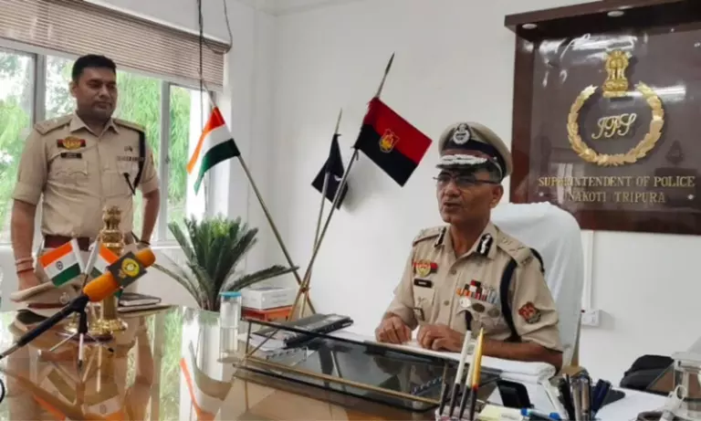 DGP अनुराग ने कहा कि त्रिपुरा में 20 साल में सबसे कम क्राइम रेट दर्ज किया