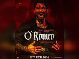 ‘ओ रोमियो’ का नया पोस्टर: Shahid कपूर का खूनी और रॉ लुक छा गया