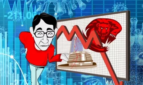 शेयर बाजार गिरावट में, सेंसेक्स–निफ्टी विदेशी आउटफ्लो से प्रभावित