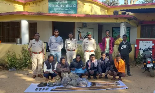 6 शिकारी गिरफ्तार, वन विभाग ने उदंती-सीतानदी अभ्यारण्य में पकड़ा
