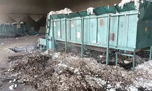 करेपल्ली में Ginning Mill में भीषण आग लग गई