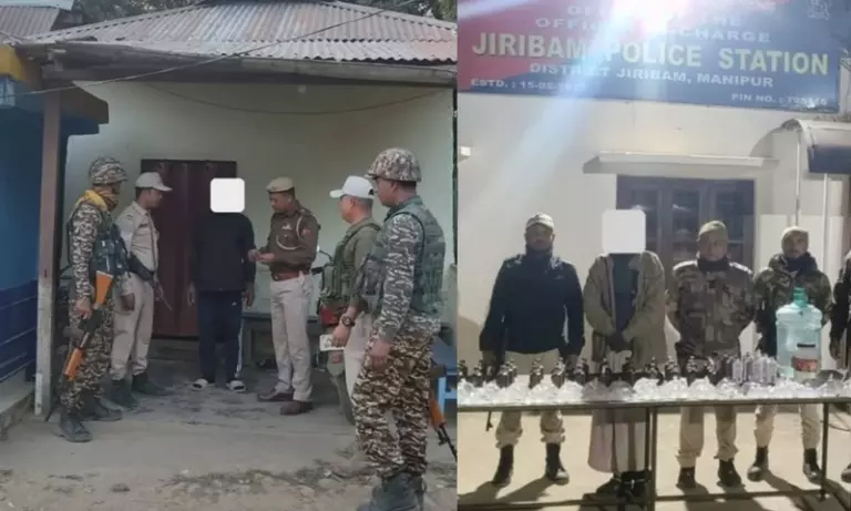 Manipur पुलिस ने असम बॉर्डर के पास से अवैध शराब ज़ब्त की, बेचने वाले को अरेस्ट किया Manipur पुलिस ने असम बॉर्डर के पास से अवैध शराब ज़ब्त की, बेचने वाले को अरेस्ट किया