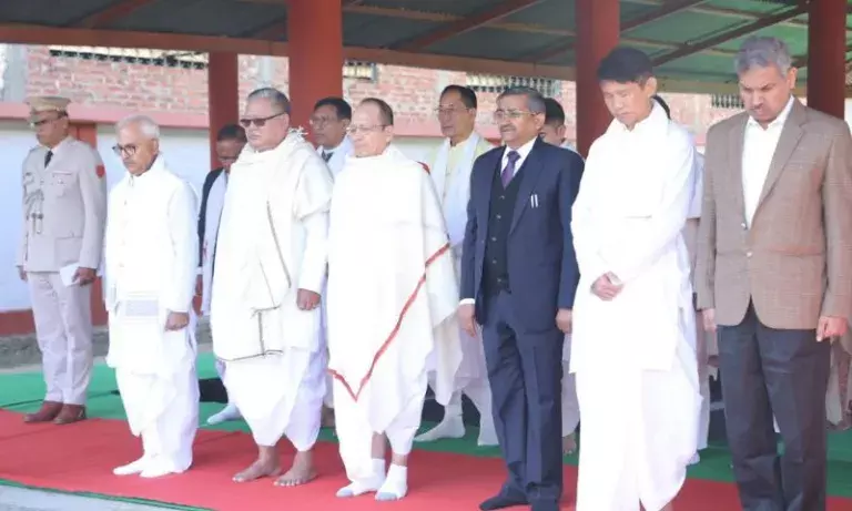 Manipur में ‘तबाही के सात साल’ पूरे; राज्यपाल ने पूर्व राजाओं को श्रद्धांजलि दी