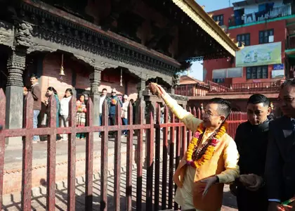 सिक्किम CM ने नेपाल यात्रा पर की भारत के लिए मंगलकामना सिक्किम CM ने नेपाल यात्रा पर की भारत के लिए मंगलकामना