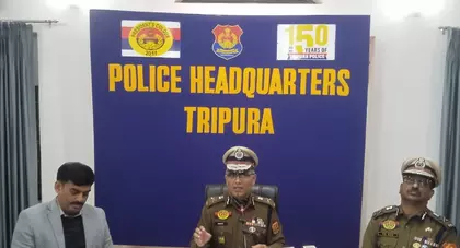 त्रिपुरा में सजा की दर सबसे ज़्यादा, DGP अनुराग का खुलासा त्रिपुरा में सजा की दर सबसे ज़्यादा, DGP अनुराग का खुलासा