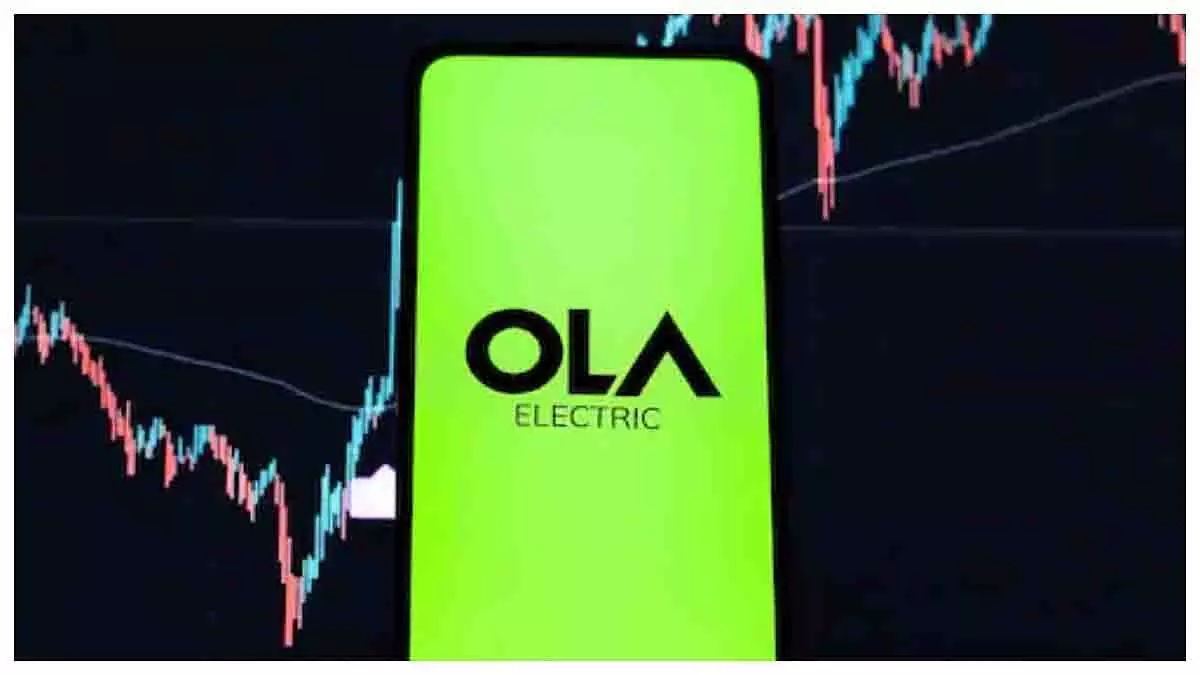 सॉफ्टबैंक ने 2.15% हिस्सेदारी बेची, Ola इलेक्ट्रिक में अब होल्डिंग 13.53% सॉफ्टबैंक ने 2.15% हिस्सेदारी बेची, Ola इलेक्ट्रिक में अब होल्डिंग 13.53%