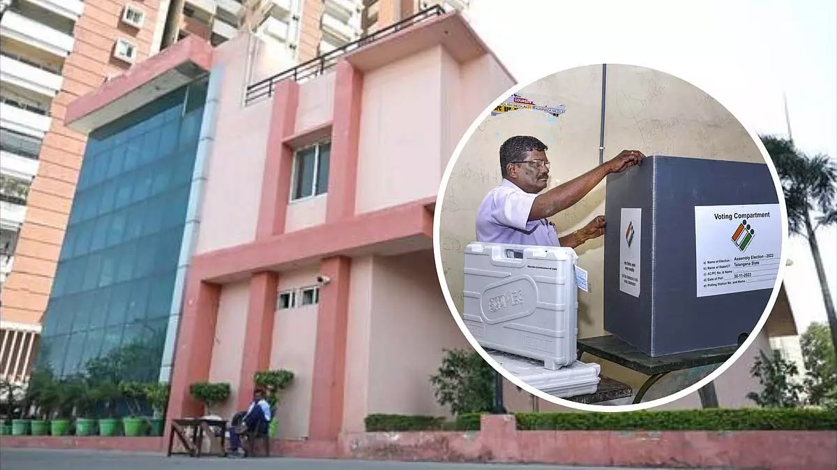बहुमंजिला इमारतों में Polling Stations: आयोग ने जिलेवार संख्या बताई बहुमंजिला इमारतों में Polling Stations: आयोग ने जिलेवार संख्या बताई
