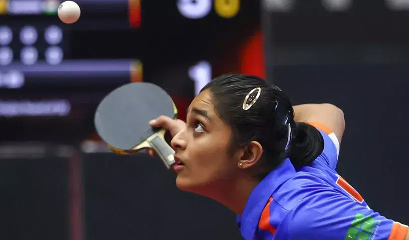 हंसिनी मथान WTT फीडर सीरीज़ में बड़ी जीत के साथ प्री-क्वार्टर फ़ाइनल में पहुँचीं