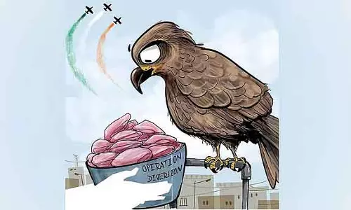 Republic Day पर दिल्ली में चीलों के लिए चिकन मीट Republic Day पर दिल्ली में चीलों के लिए चिकन मीट