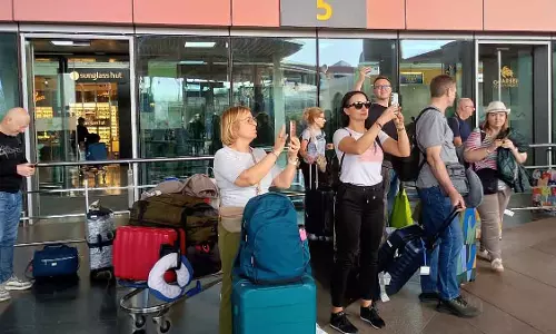 Goa में इस सीजन में कैटोविस से पहली चार्टर फ्लाइट का स्वागत Goa में इस सीजन में कैटोविस से पहली चार्टर फ्लाइट का स्वागत