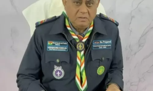 भारत स्काउट एंड गाईड के मुख्य राष्ट्रीय कमिश्नर खण्डेलवाल ने की जम्बुरी की व्यवस्थाओं की तारीफ भारत स्काउट एंड गाईड के मुख्य राष्ट्रीय कमिश्नर खण्डेलवाल ने की जम्बुरी की व्यवस्थाओं की तारीफ