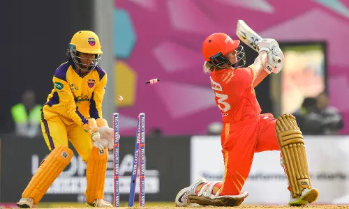 WPL 2026: गार्डनर-अनुष्का की पारियों से गुजरात जायंट्स 207/4 WPL 2026: गार्डनर-अनुष्का की पारियों से गुजरात जायंट्स 207/4