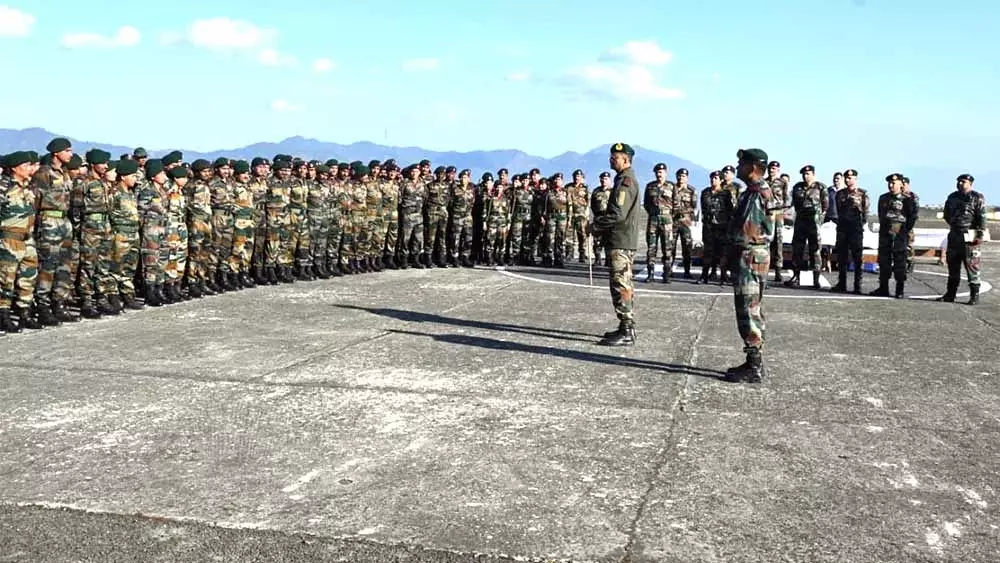 आईजी Assam राइफल्स ने तुएनसांग का दौरा किया ऑपरेशनल तैयारियों का रिव्यू किया