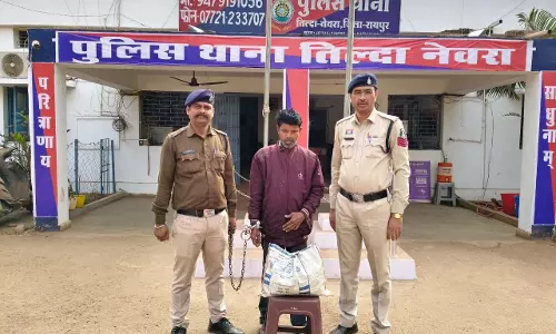 Raipur Breaking: FCI गोदाम के पास गांजा बेचते तूफान देवार गिरफ्तार