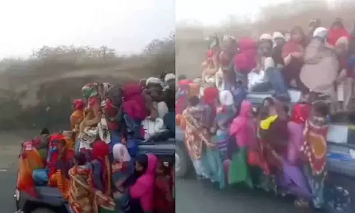 Rajasthan: 16-सीटर जीप में 60 यात्री, जान जोखिम में