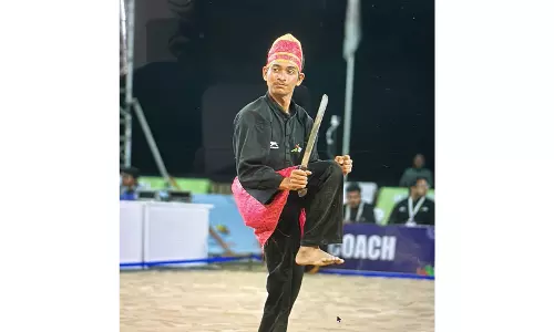 प्रसन्ना बेंद्रे ने पेनकैक सिलाट में KIBG के वर्चस्व को रेखांकित किया प्रसन्ना बेंद्रे ने पेनकैक सिलाट में KIBG के वर्चस्व को रेखांकित किया