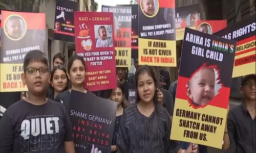 Save Ariha ने भारत से बच्ची को वापस लाने का आग्रह किया