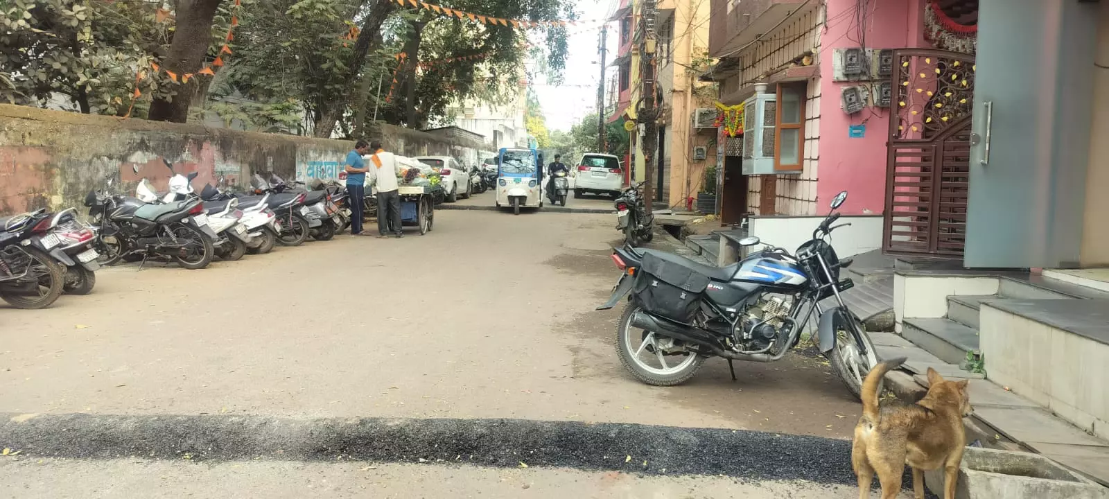 स्पीड ब्रेकर में गिर रहे होलीक्रॉस स्कूल के बाजू वाली रोड से गुजर रहे लोग स्पीड ब्रेकर में गिर रहे होलीक्रॉस स्कूल के बाजू वाली रोड से गुजर रहे लोग