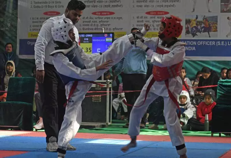 Punjab के 3 खिलाड़ियों ने ताइक्वांडो में गोल्ड जीता Punjab के 3 खिलाड़ियों ने ताइक्वांडो में गोल्ड जीता