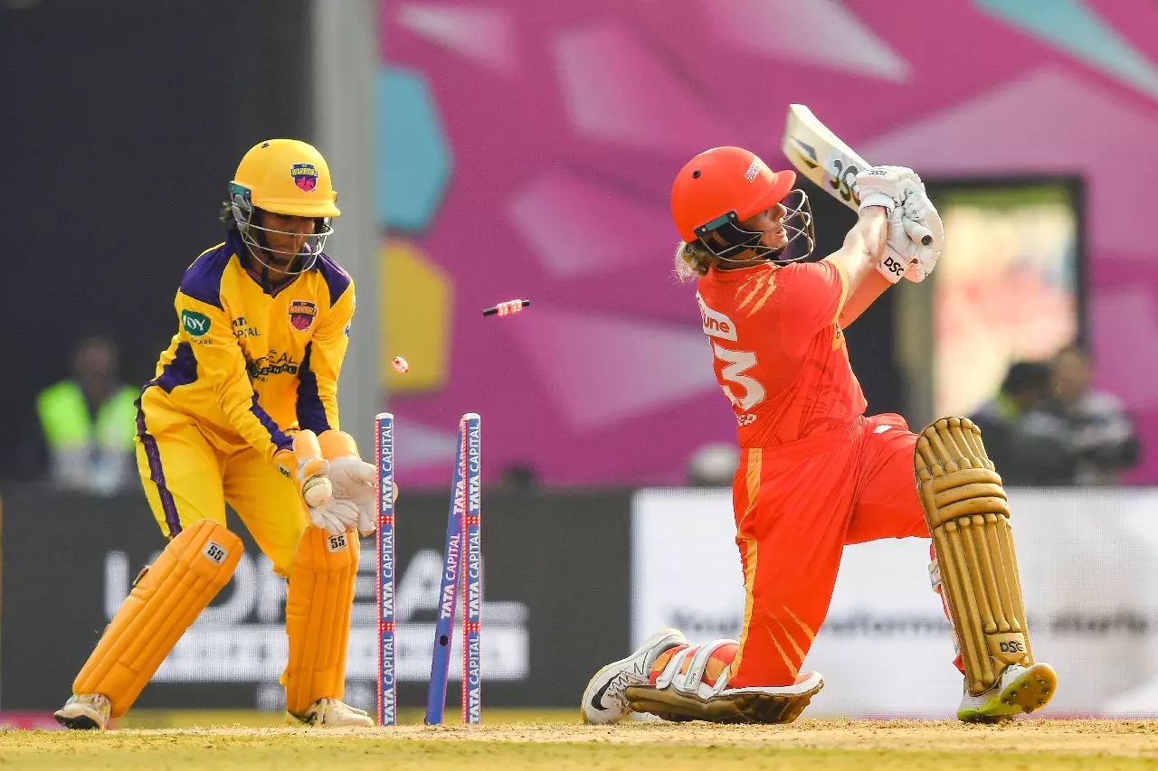 WPL 2026: गार्डनर-अनुष्का की पारियों से गुजरात जायंट्स 207/4 WPL 2026: गार्डनर-अनुष्का की पारियों से गुजरात जायंट्स 207/4