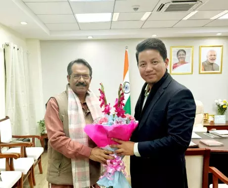 Sikkim : इंद्र हंग ने ग्यालशिंग जिले के पहले नेशनल हाईवे प्रोजेक्ट को जल्द पूरा करने के लिए Sikkim : इंद्र हंग ने ग्यालशिंग जिले के पहले नेशनल हाईवे प्रोजेक्ट को जल्द पूरा करने के लिए