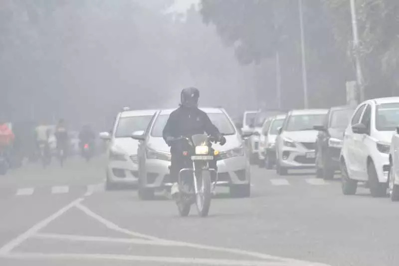 कोहरा जारी रहेगा, Chandigarh ट्राइसिटी के लिए येलो अलर्ट जारी कोहरा जारी रहेगा, Chandigarh ट्राइसिटी के लिए येलो अलर्ट जारी