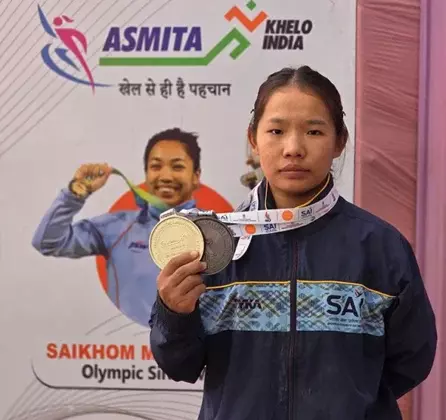 ईटानगर: लिफ्टर पिपी यांगफो ने 2 मेडल जीते