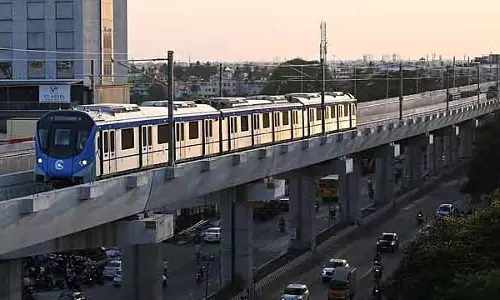 Porur-वडापलानी के बीच मेट्रो ट्रेन का ट्रायल रन