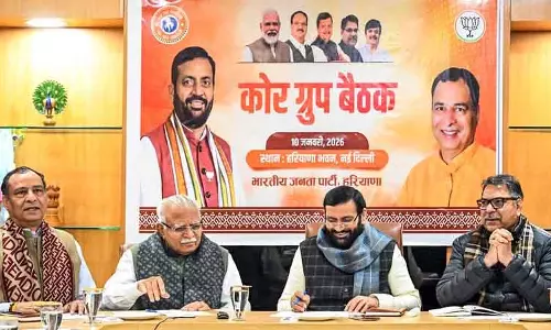 BJP कोर ग्रुप ने राज्य के बजट और तीन नगर निगम चुनावों पर चर्चा की BJP कोर ग्रुप ने राज्य के बजट और तीन नगर निगम चुनावों पर चर्चा की