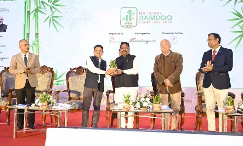 National बैम्बू कॉन्क्लेव 2026 में बांस को ओडिशा की ग्रीन इकॉनमी का मुख्य ड्राइवर बताया गया National बैम्बू कॉन्क्लेव 2026 में बांस को ओडिशा की ग्रीन इकॉनमी का मुख्य ड्राइवर बताया गया