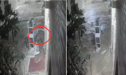 MP : ग्वालियर में पाइपलाइन फटने से ज़मीन में दरारें, पूरी कॉलोनी में पानी भर गया MP : ग्वालियर में पाइपलाइन फटने से ज़मीन में दरारें, पूरी कॉलोनी में पानी भर गया