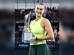 सबालेंका ने ब्रिस्बेन इंटरनेशनल का खिताब बचाया, करियर का 22वां WTA टाइटल जीता