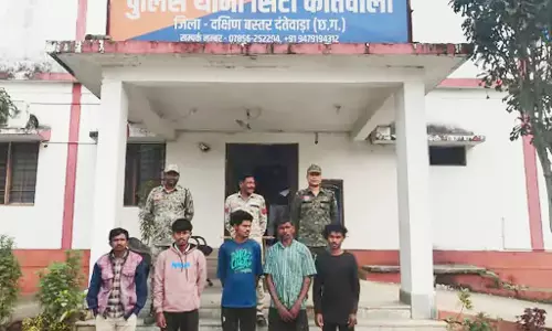 दंतेवाड़ा में गौ तस्करी नाकाम, 5 आरोपी युवक अरेस्ट