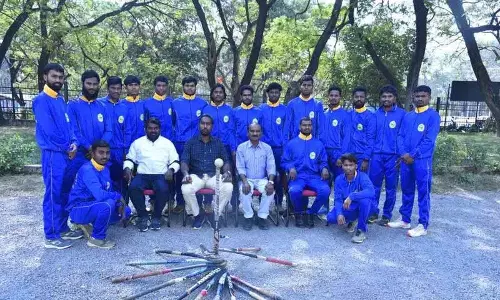 साउथ जोन ईस्ट इंटर यूनिवर्सिटी हॉकी कॉम्पिटिशन के लिए KU team