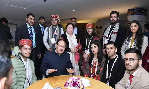 JP Nadda ने दिल्ली में आयोजित विकसित भारत इंडिया यंग लीडर्स डायलॉग में युवाओं से बातचीत की
