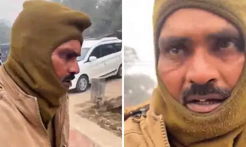प्रयागराज में माघ मेले में शराब के नशे में पकड़े जाने के बाद UP कांस्टेबल
