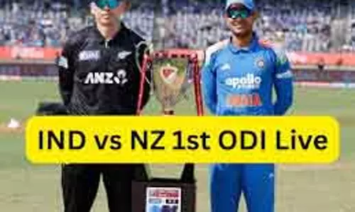 IND vs NZ 1st ODI 2026: विराट कोहली शतक की ओर, टीम इंडिया का स्कोर 200 पार IND vs NZ 1st ODI 2026: विराट कोहली शतक की ओर, टीम इंडिया का स्कोर 200 पार